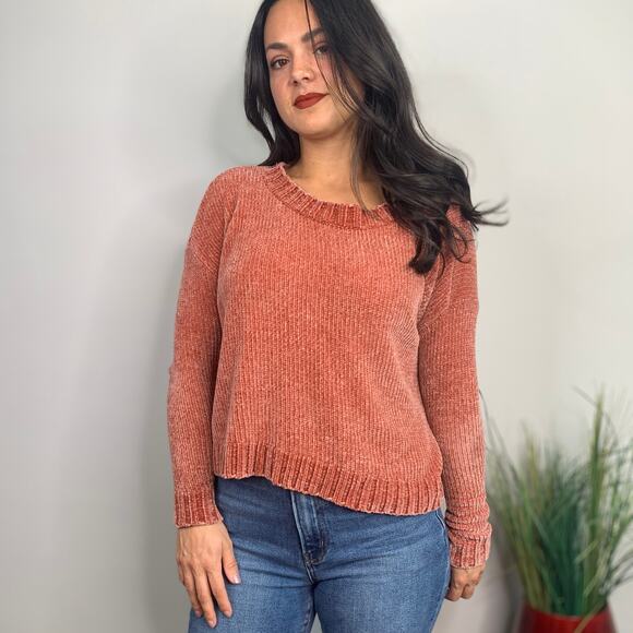 Aerie Light Red Super Soft Crewneck Sweater - Picture 1 of 8